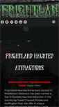 Mobile Screenshot of frightland.com